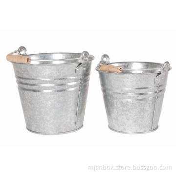 galvanized bucket metal pail